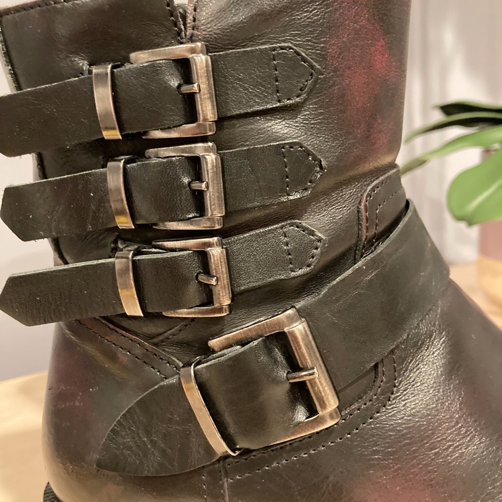 Napoleoni Moto Chunky Boots size 38 - Picture 10 of 13